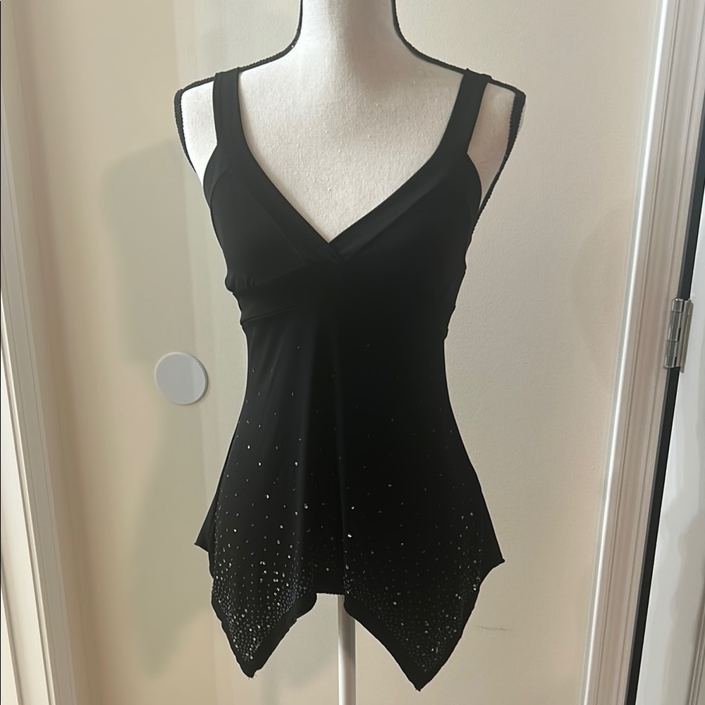 Elegant Black Sleeveless Top